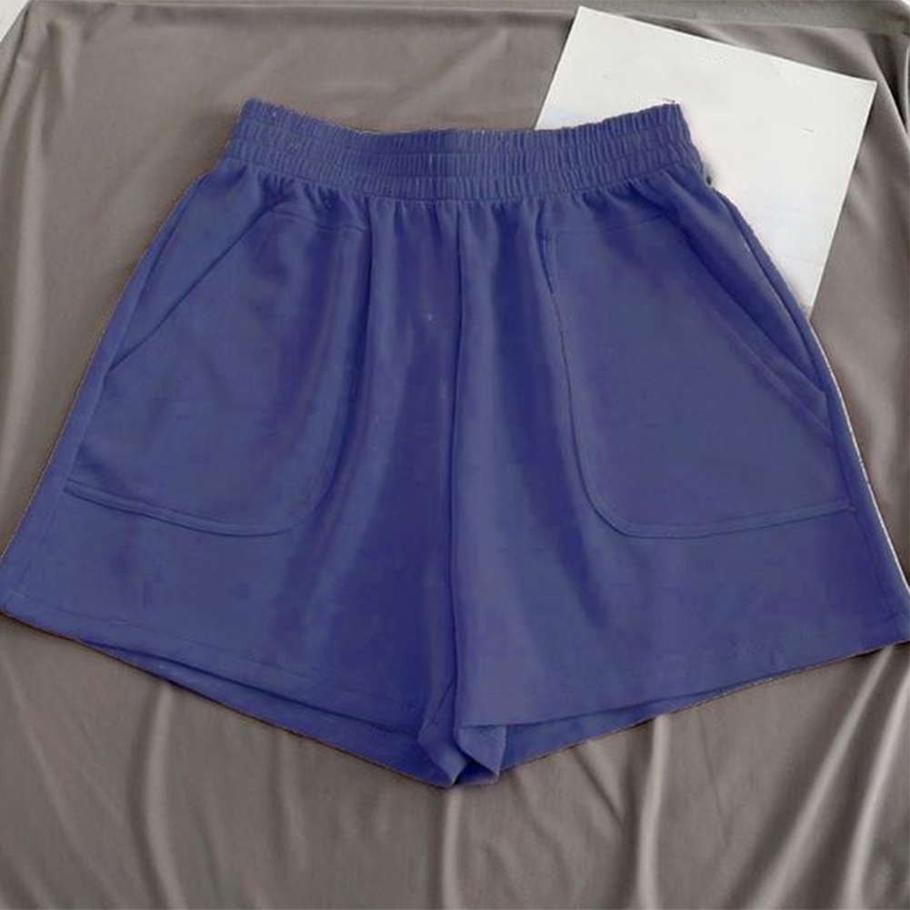 Bequem Kurze Hose Hose Lose Solide Sommer Sport Abneigung Fitnessstudio - Picture 14 of 16