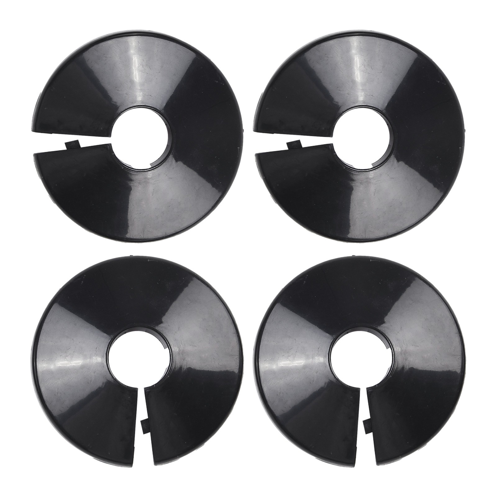 4 piezas 15 mm cromo color plata electrochapa radiador tubo collares cubierta piso - Imagen 25 de 36