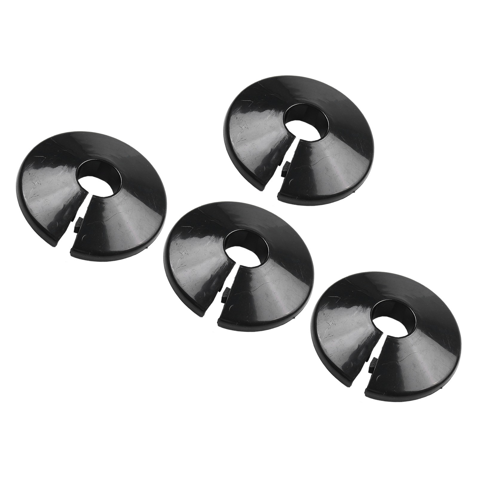 4 piezas 15 mm cromo color plata electrochapa radiador tubo collares cubierta piso - Imagen 27 de 36