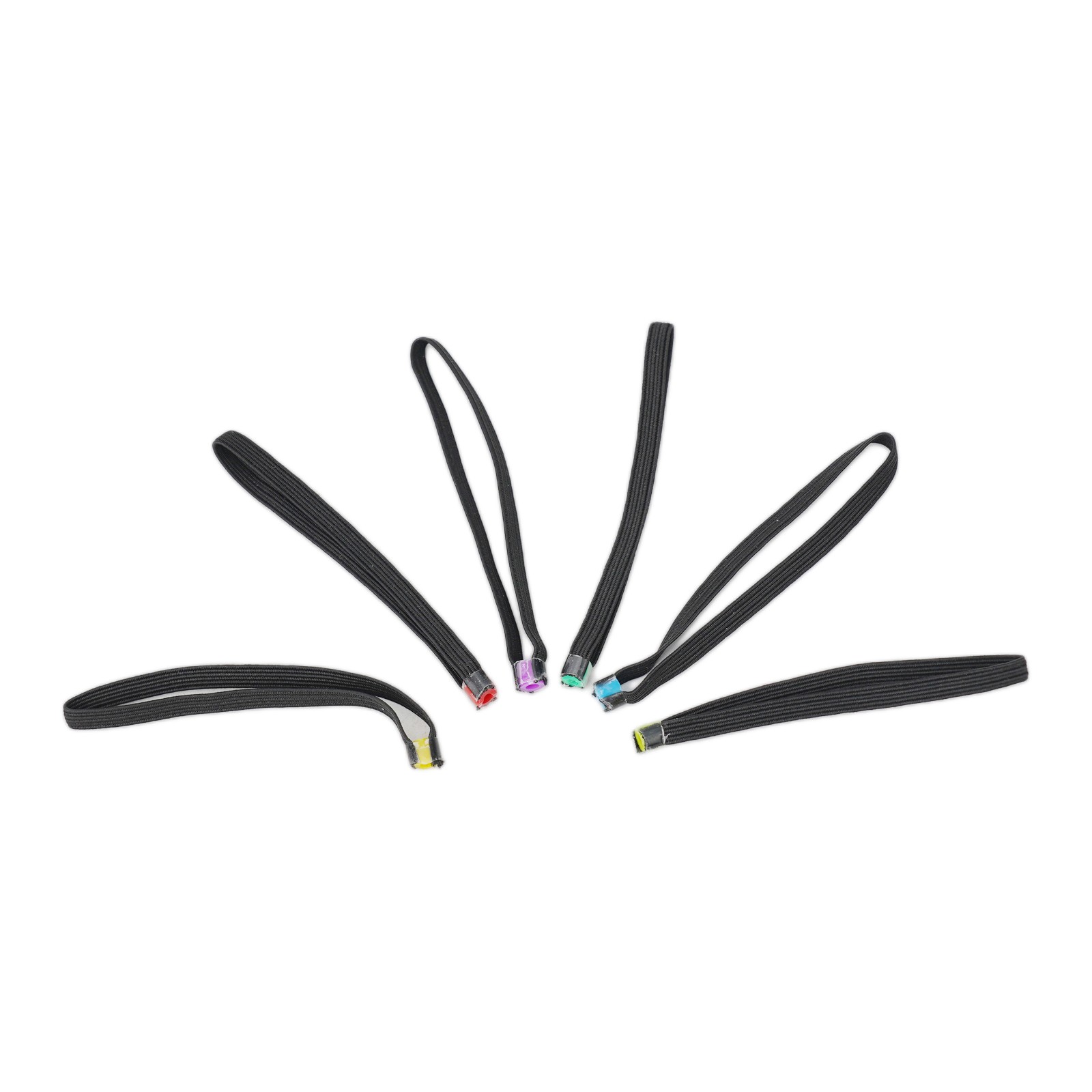SPORTARC 6 Elastici Porta-Bobina Per Tippet Da Pesca A Mosca - Accessori Pratici E Colorati