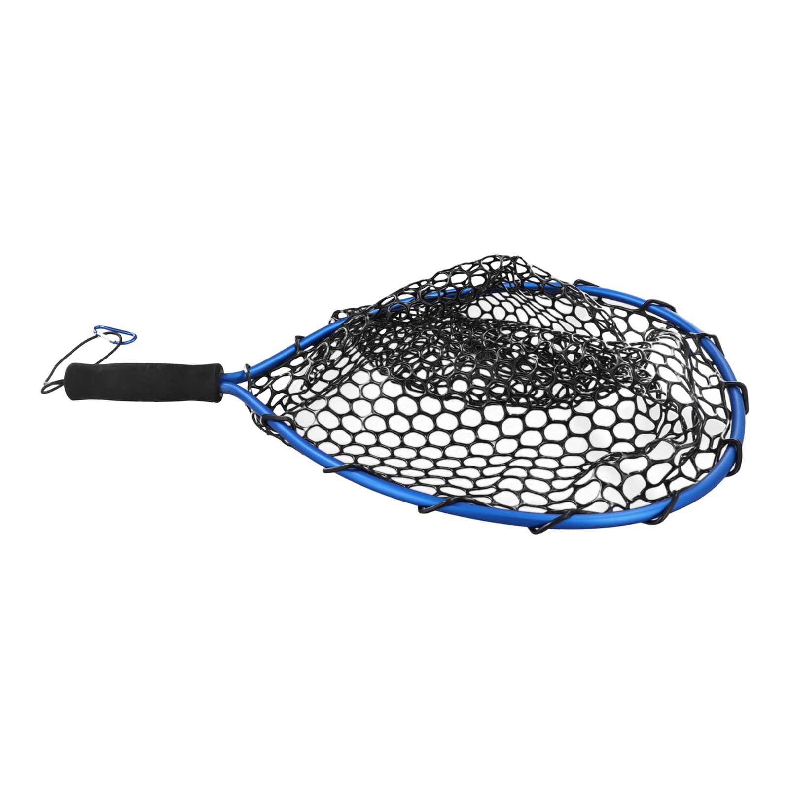 Folding Fishing Net Landing Net Quick Drying Rope Silicone Bag Small Holes - Picture 42 of 47