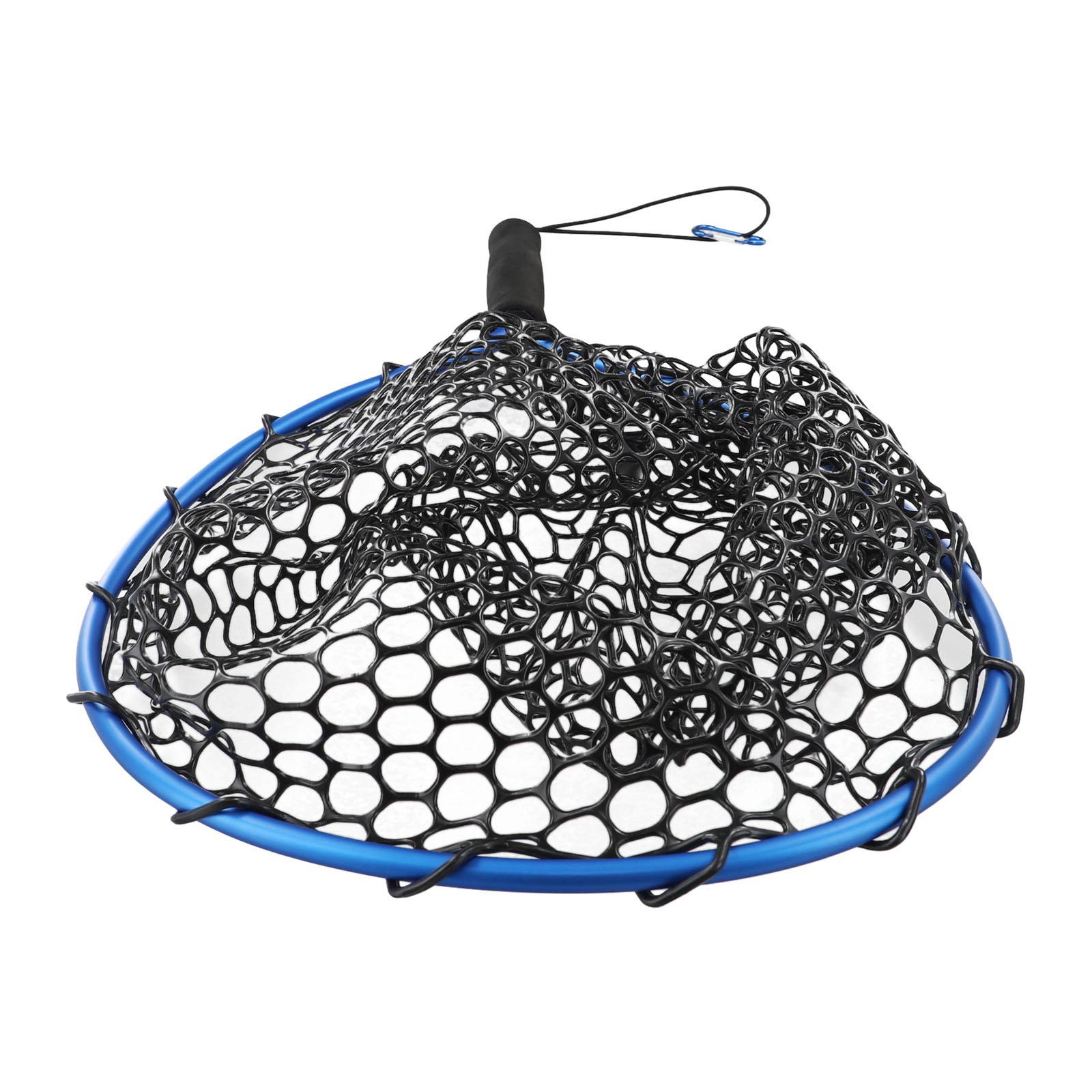 Folding Fishing Net Landing Net Quick Drying Rope Silicone Bag Small Holes - Picture 40 of 47