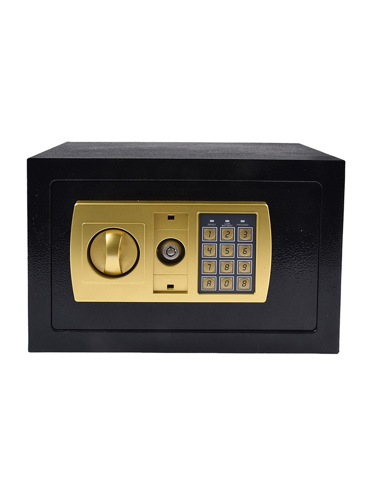 Small Fireproof Safe Box Waterproof Black Money Box Numeric Safe Savings - Picture 28 of 31