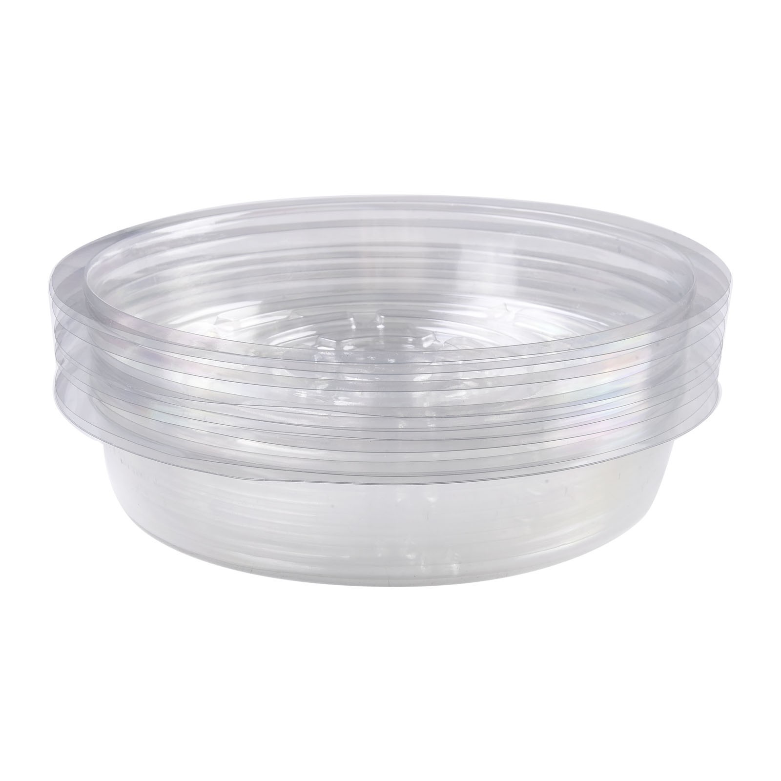 Clear Plastic Plant Saucer Drip Tray Heavy Duty & Sturdy 510 Pack 6 12 Sizes - Bild 36 von 48