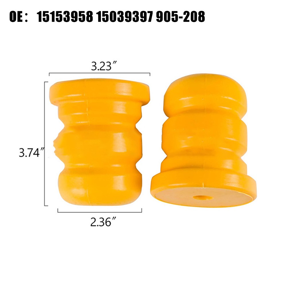 Bumper Control Orange Position Rear Replacement 15039397 15153958 4pcs - Picture 7 of 7