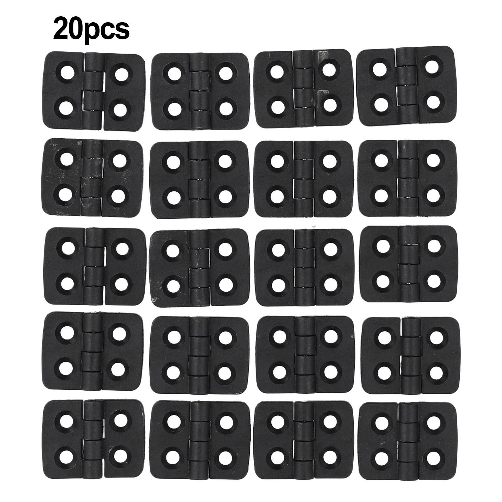 Affordable Set of Mini Plastic Hinges for Cabinets and Furniture 10 Pieces