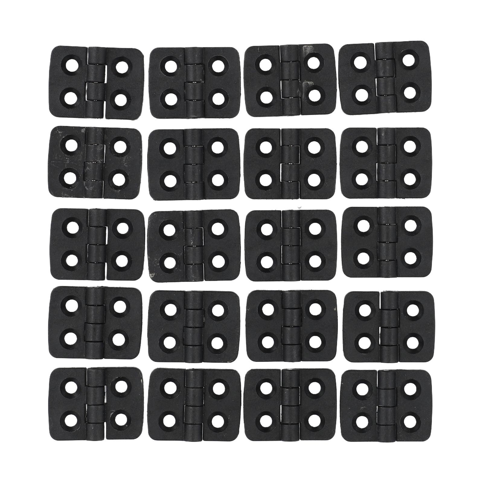 Affordable Set of Mini Plastic Hinges for Cabinets and Furniture 10 Pieces