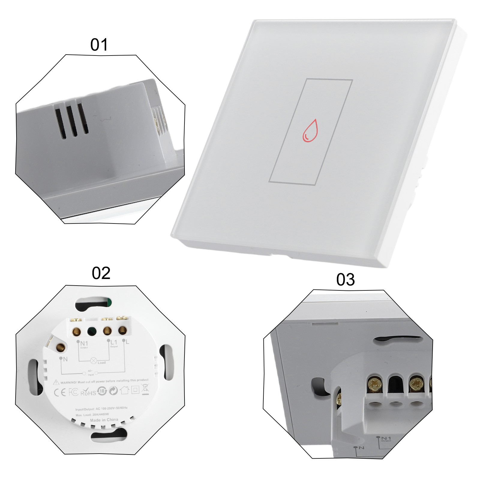 Smart Wifi Sensitivity Switchable Thermostats Accessories Brand New - Picture 16 of 24