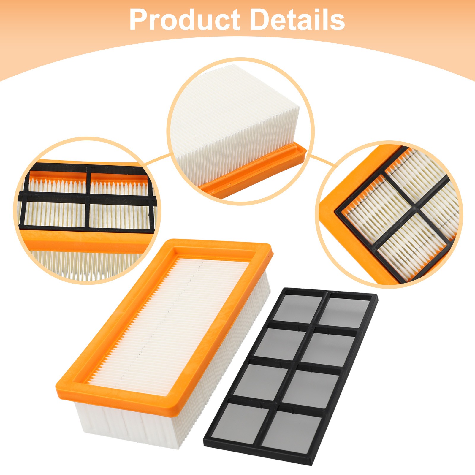 Chuancheng Lot de 3 filtres pour Karcher 6.415-953.0 AD2 AD2 Battery Chuancheng Lot de 3 filtres pour Karcher 6.415-953.0 AD2 AD2 Battery