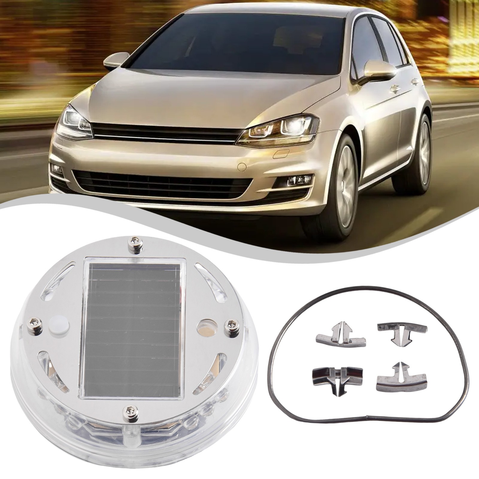 Solar Powered Wheel Lights for Night Driving with Ultra High Brightness - Picture 13 of 24