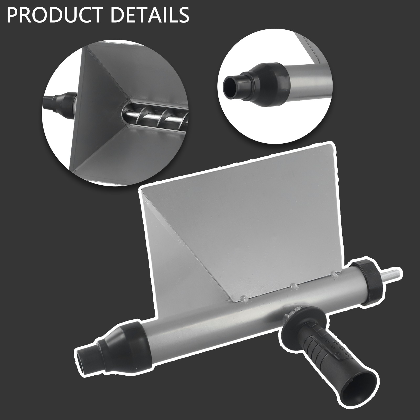 Versatile mortar grout tool with replaceable nozzles for quick and precise work