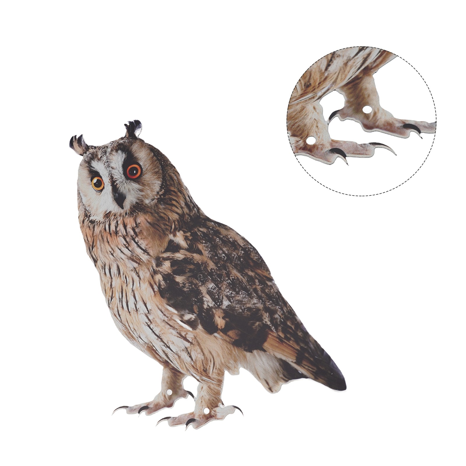 Keep Birds Away with Realistic Owl Statue Rainproof Bird Control Decor - Picture 30 of 35