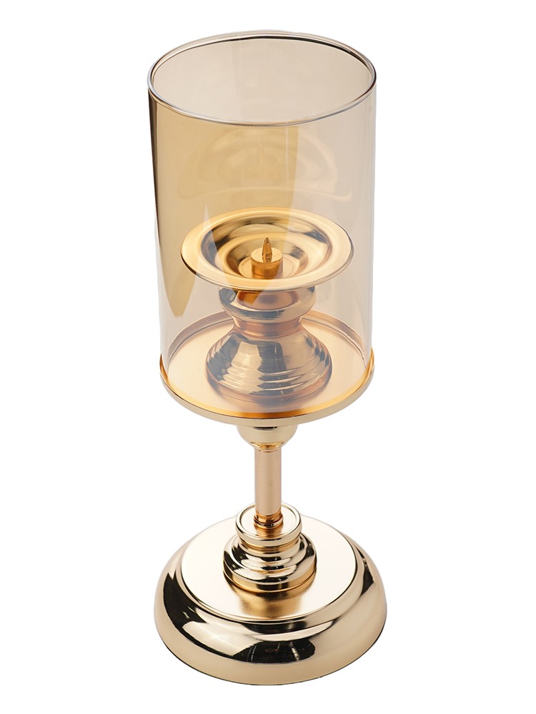 Candle Holder Set Gold Dimensions Dining Table Centerpiece Romantic Atmosphere - Picture 23 of 24