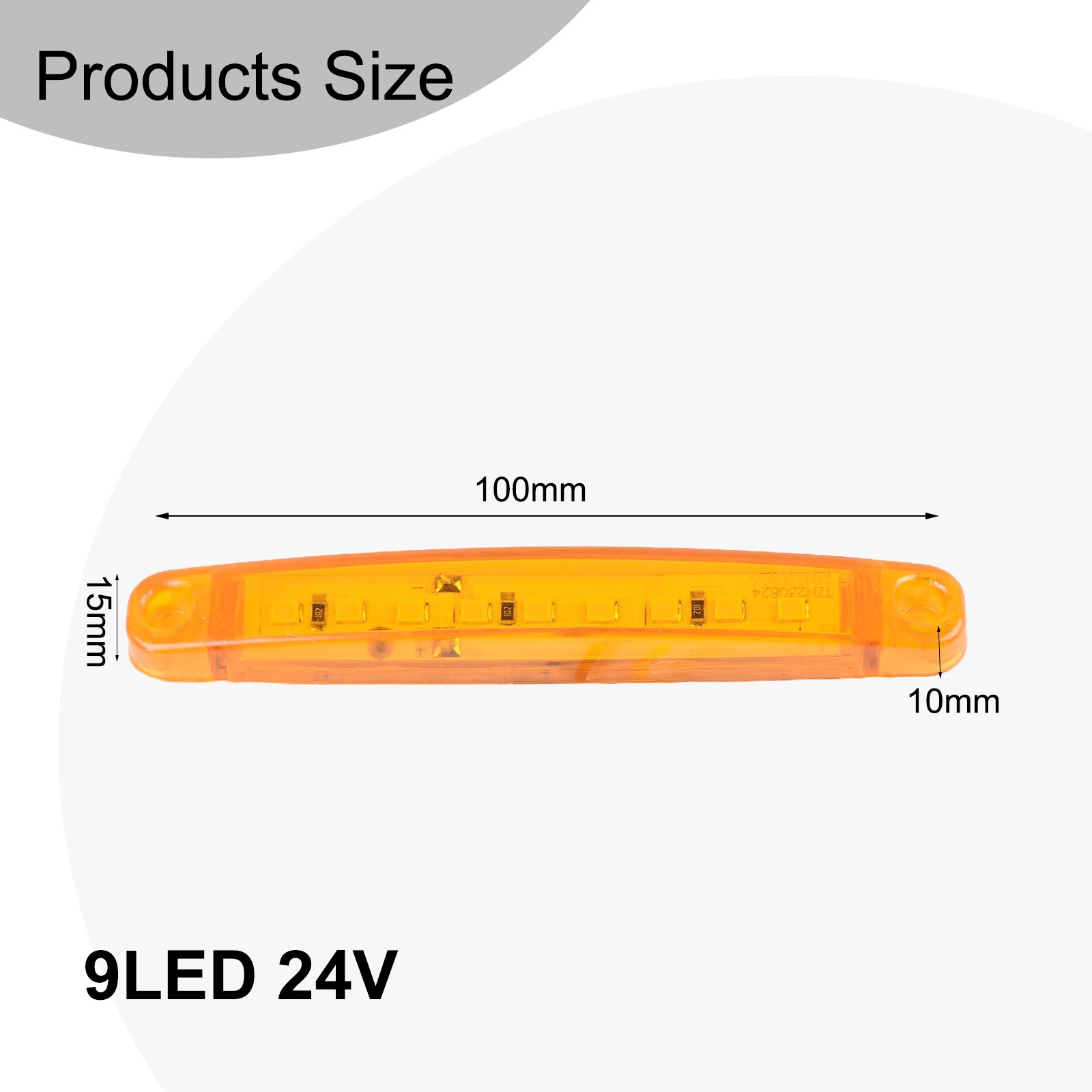 For Truck Lorry External Lights Indicator Lights External Lights White Yellow - Picture 35 of 78