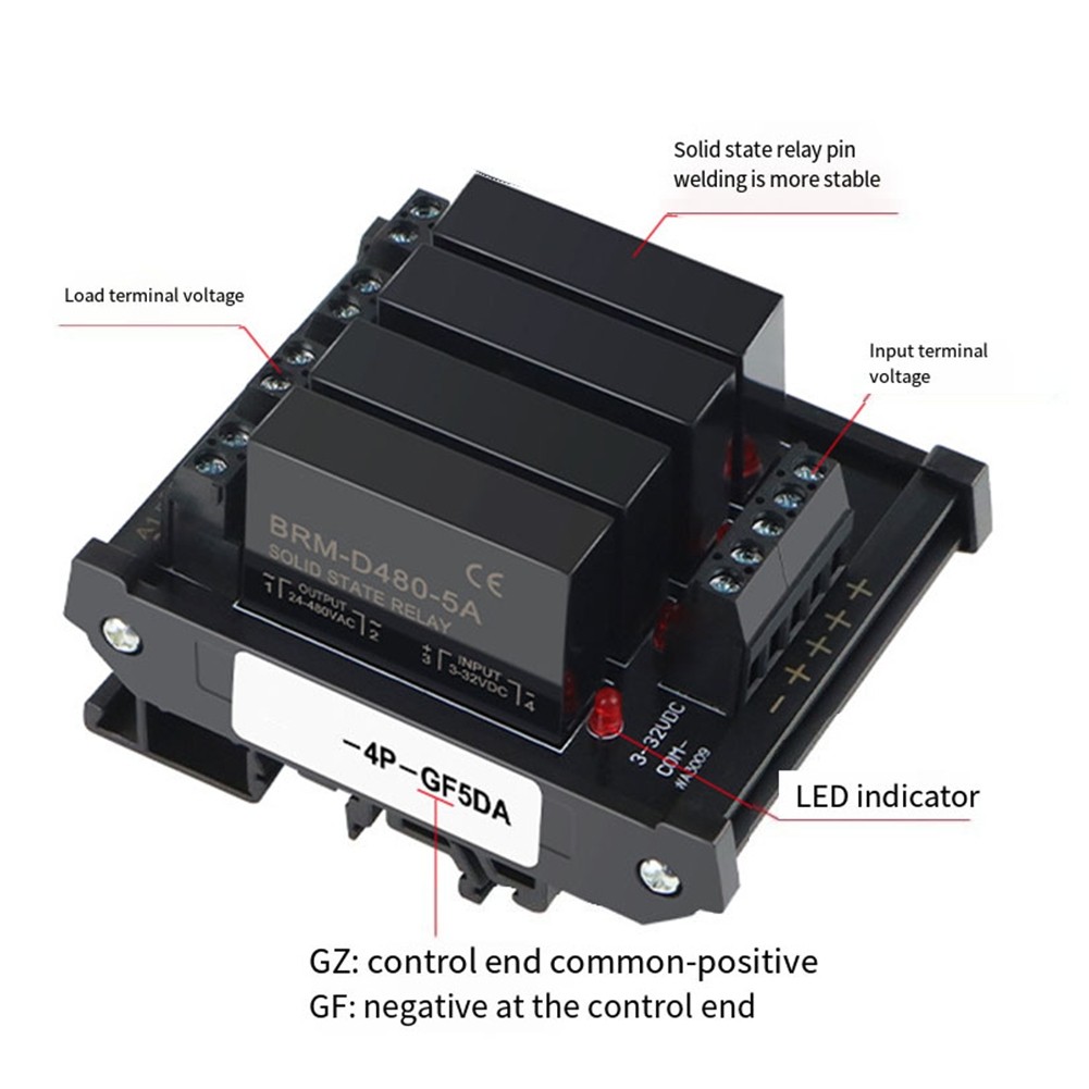 Fast Controller Relay RAIL TYPE SOLID State Relay Module for Fast Wiring Silent Black £13.34 ...
