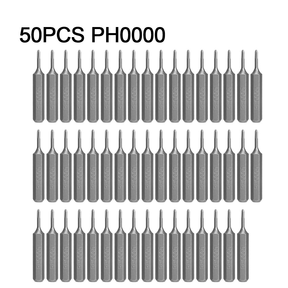 4mm Small Hex Shank Screwdriver Bits Set for Power Tools (50pcs) Multi Purpose
