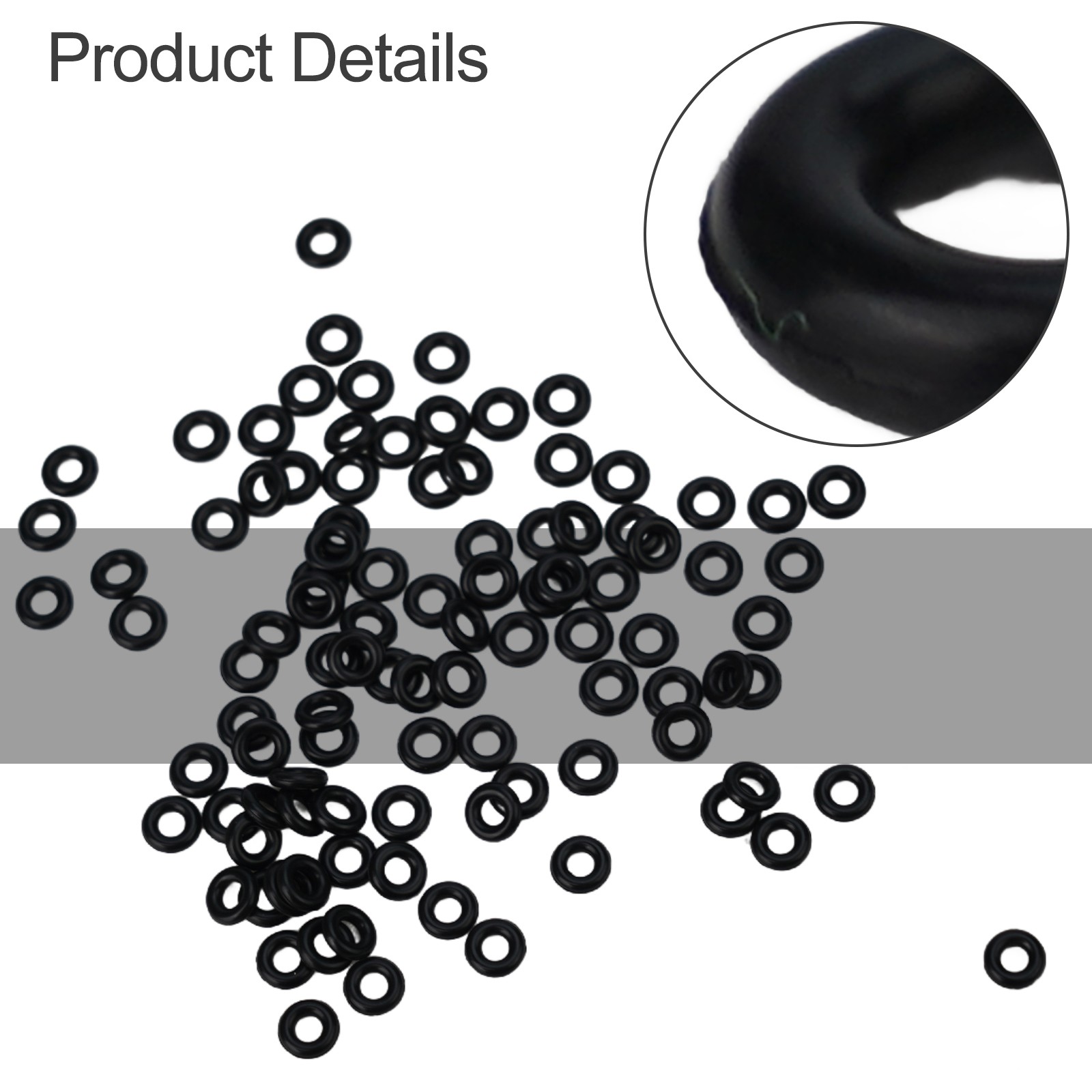 O Ring Fishing 8mm/4.1-4.3mm 9mm/5.1-5.3mm 100 Pcs/ Bag 5.1mm/1.0-1.1mm - Picture 50 of 53