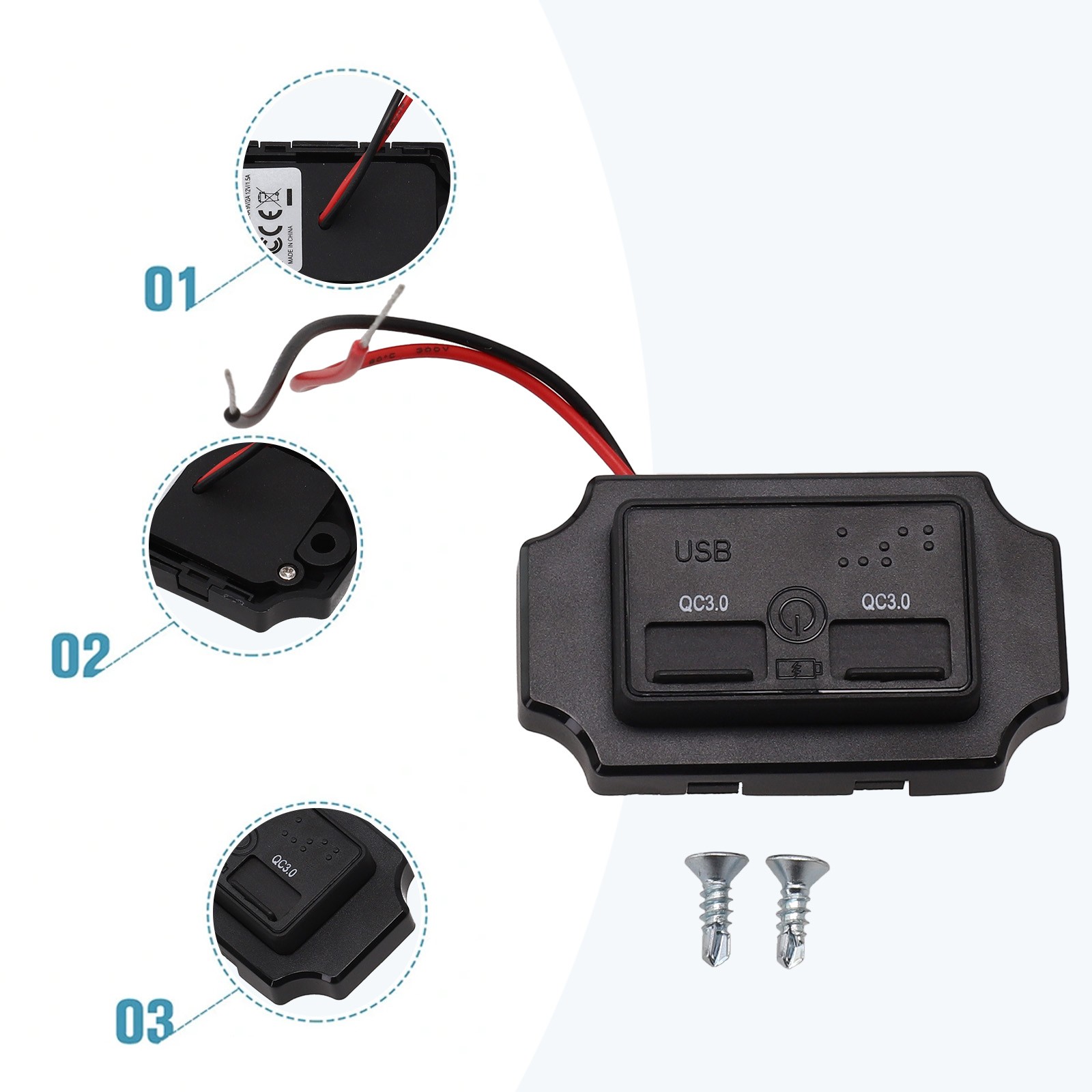 Chargeur Voiture Compact et Pratique avec Interrupteur Tactile pour une Charge E - Photo 13 sur 24