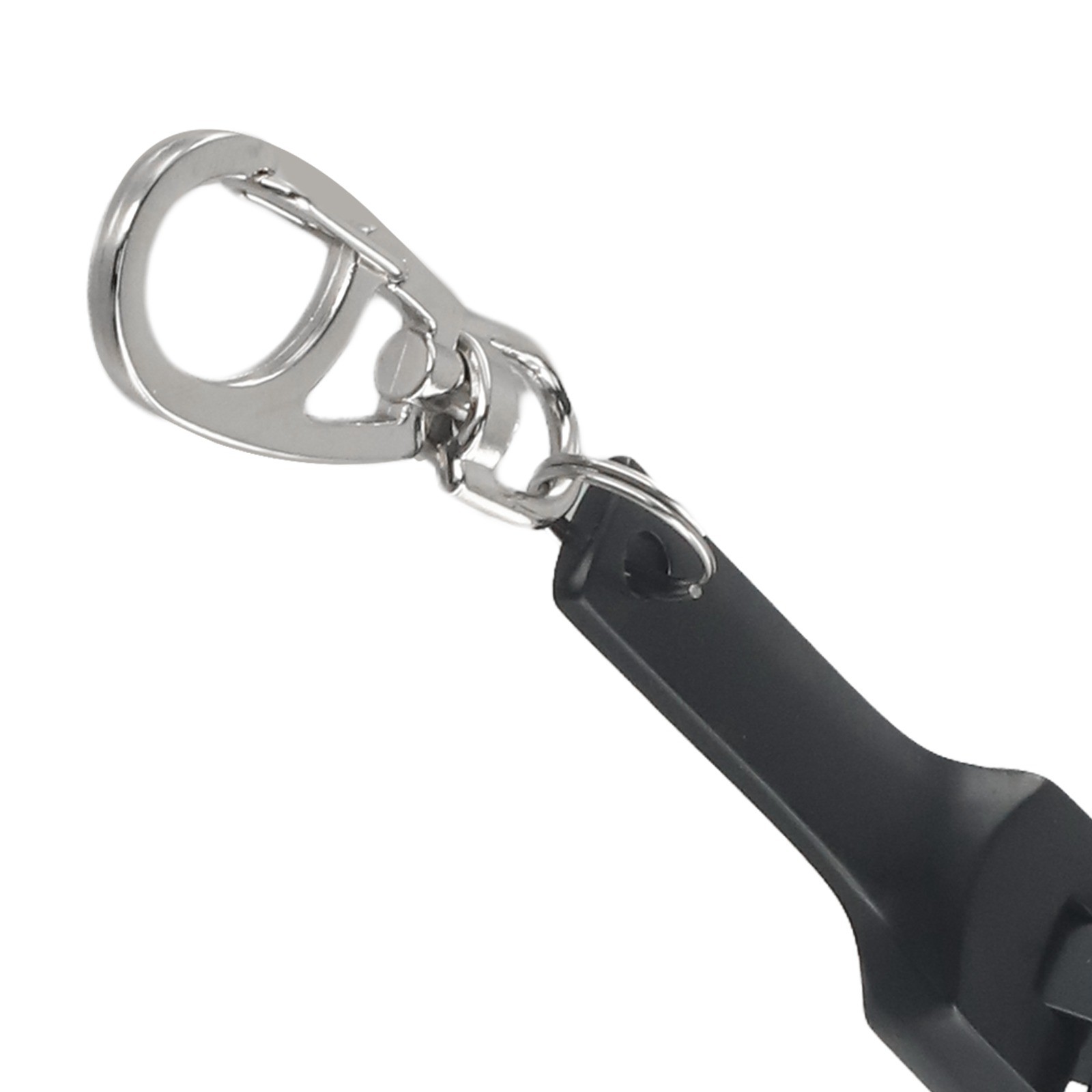 Mini 10mm Ratchet Wrench Keychain Tool 180 Degree Rotation (Mirror Silver) - Picture 45 of 58