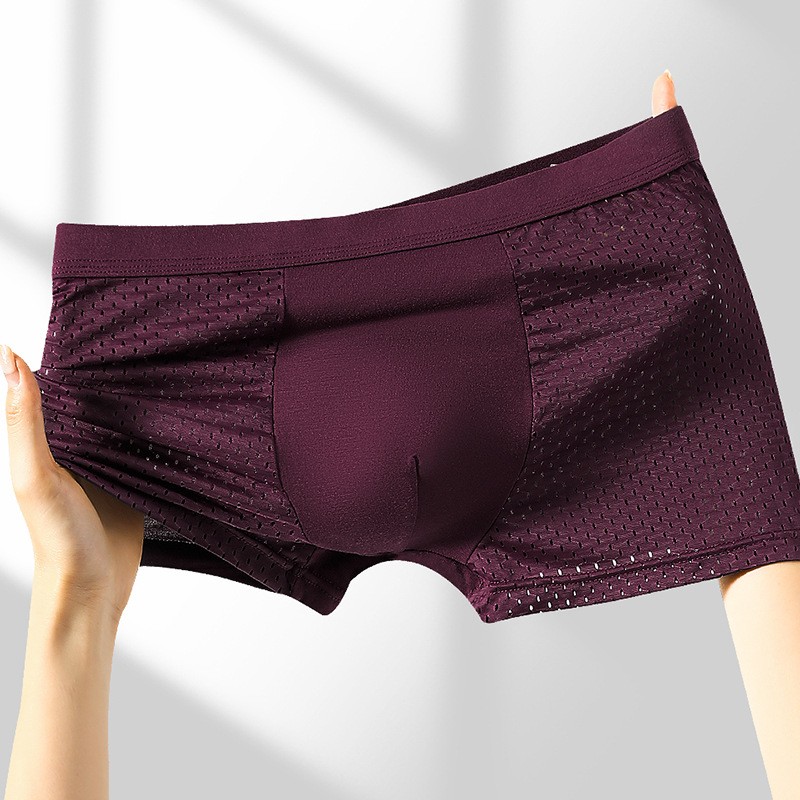 Stay Fresh and Comfortable with Moisture Wicking Ice Silk Boxer Briefs