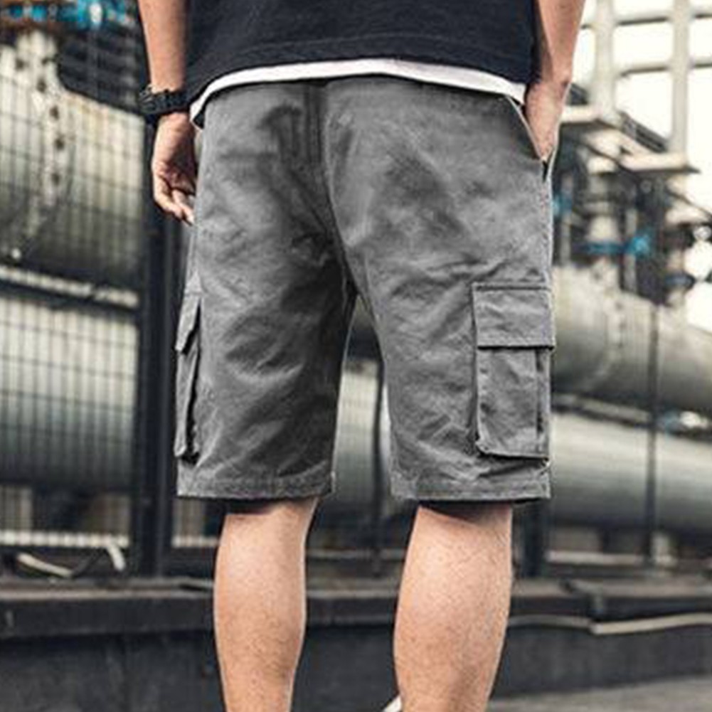 Pantaloncini corti uomo nuovi da trekking estivi allenamento spiaggia cargo casu - Foto 15 di 31