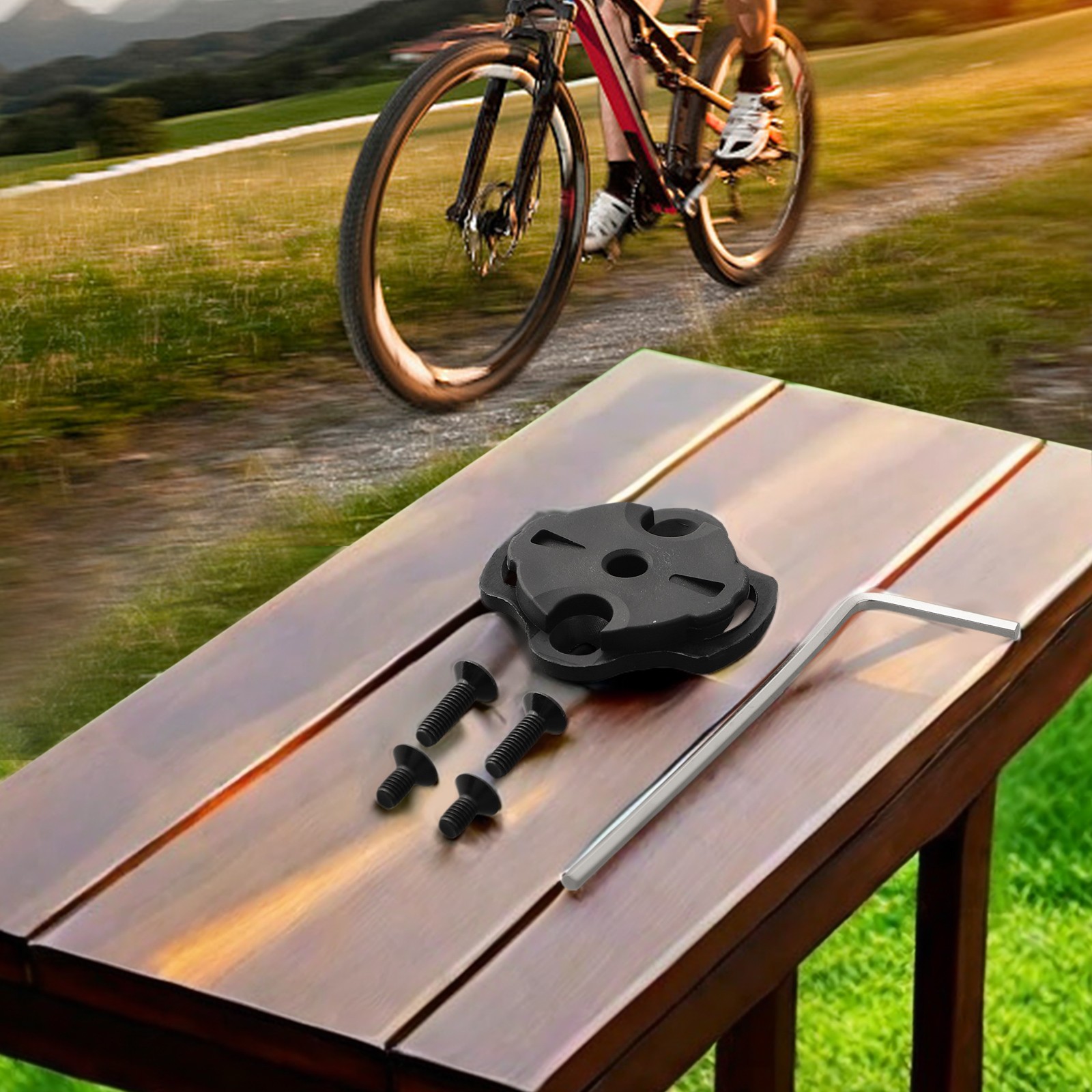 Garmin Support Vélo Adaptateur – Fixation GoPro Femelle – Compatible Edge, Varia – Plastique Robust – 22 Mm D’Entraxe – 2 Vis + Outil Inclus