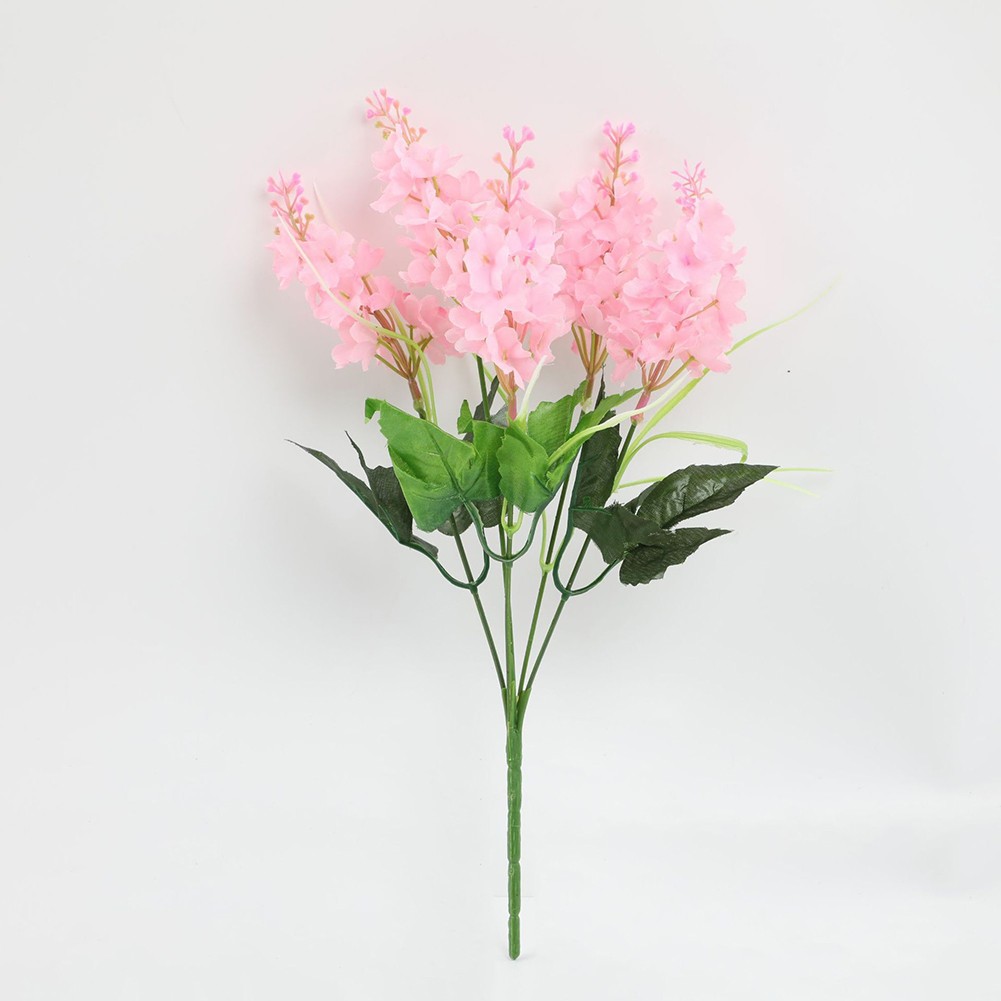 Precioso arreglo floral de seda jacinto glicina para casa y boda - Imagen 19 de 30