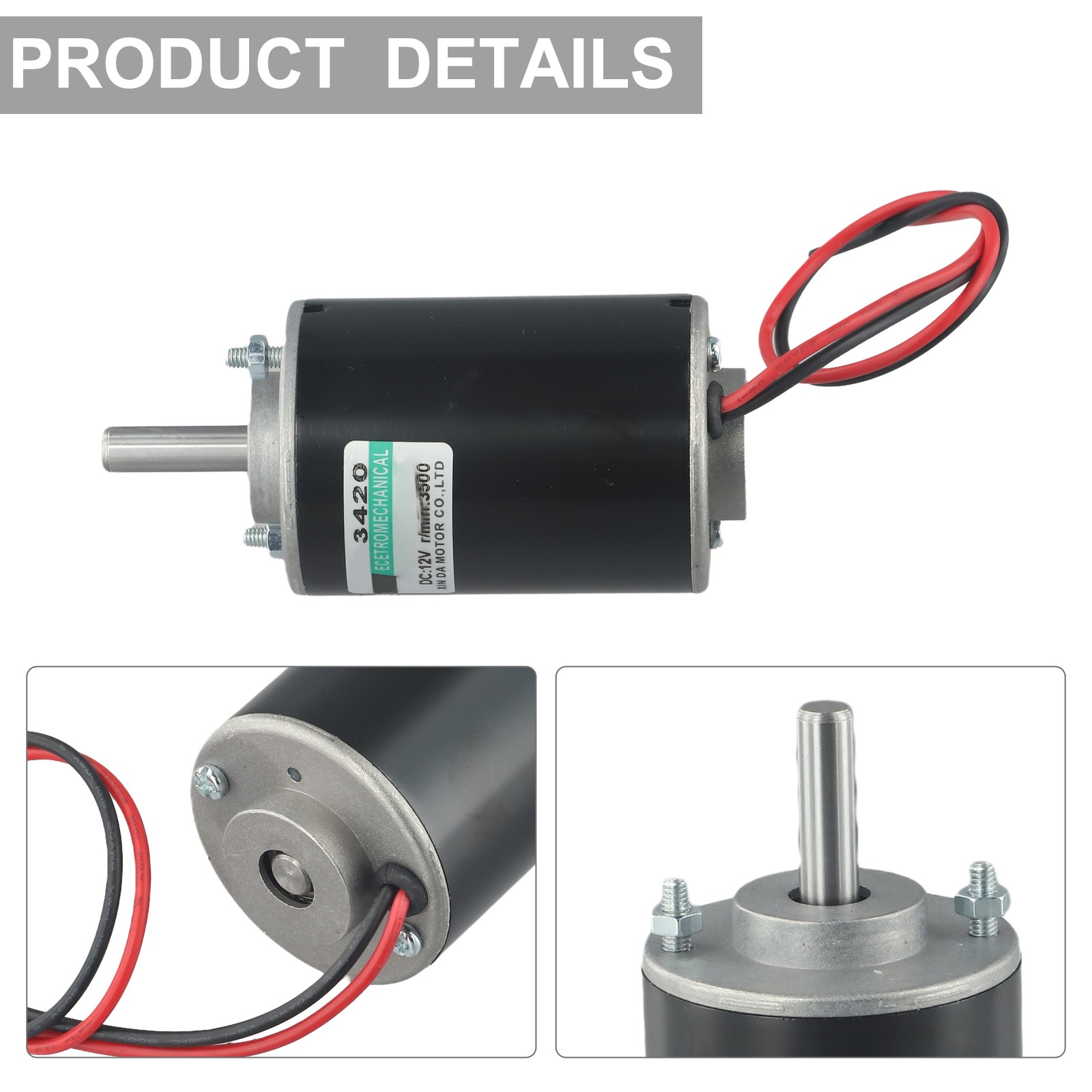 DIY Generator Compatible 30W Permanent Magnet Motor with Adjustable Speed