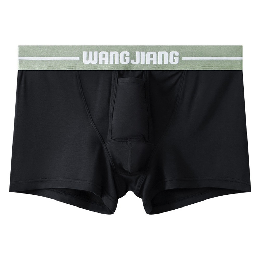 Stylish and Comfortable Men’s Middle Waist Underpants with Separate Pouch