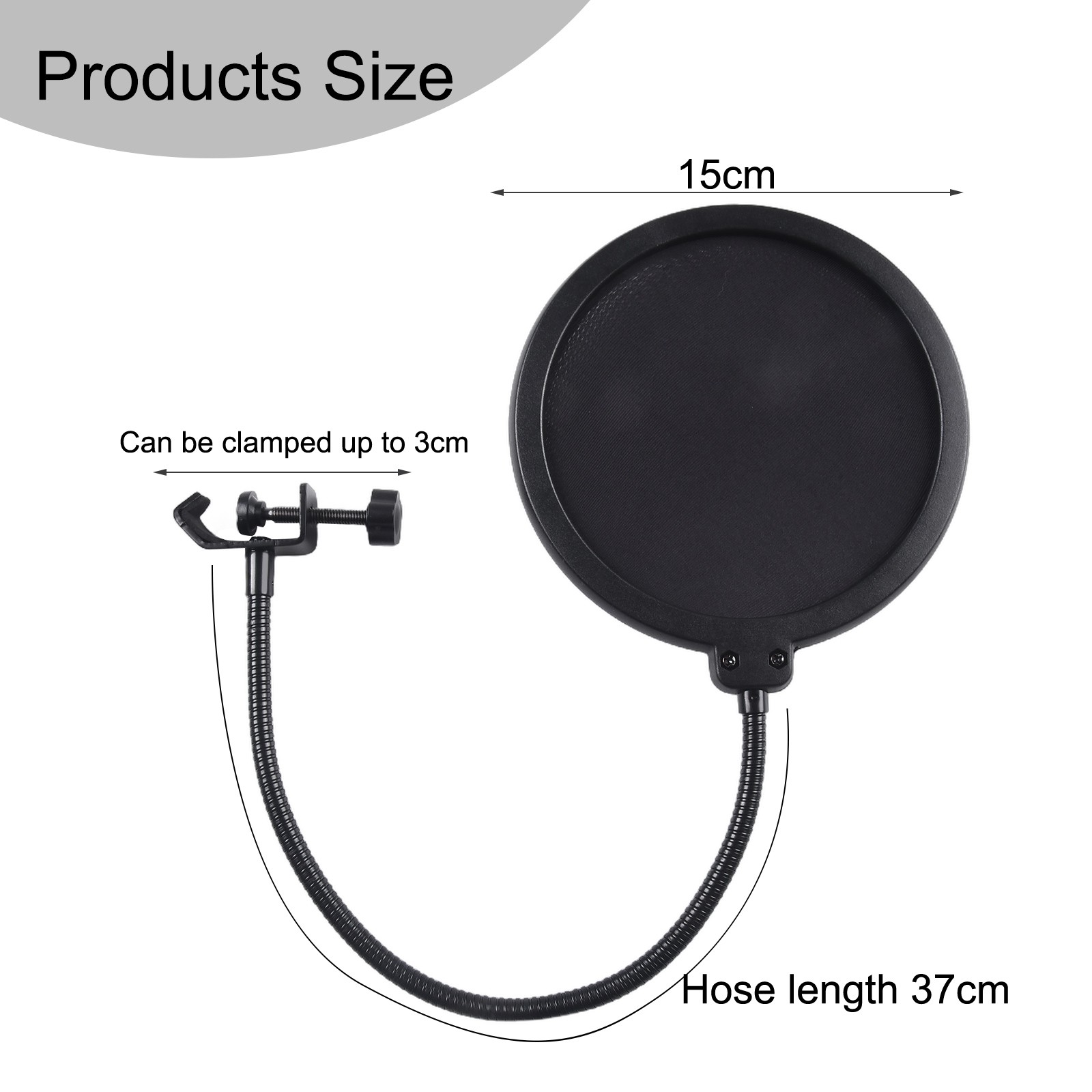 Grille Microphone Métal Pare-Brise Grille Métal Flexible Réduction Pare-Brise - Zdjęcie 14 z 35