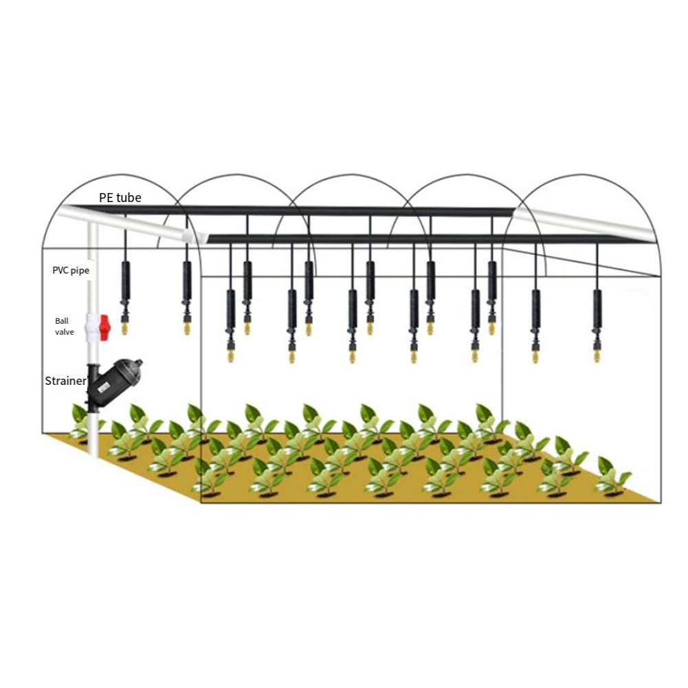 High Pressure Brass Sprayer with Adjustable Mist Nozzle Perfect for Efficiency