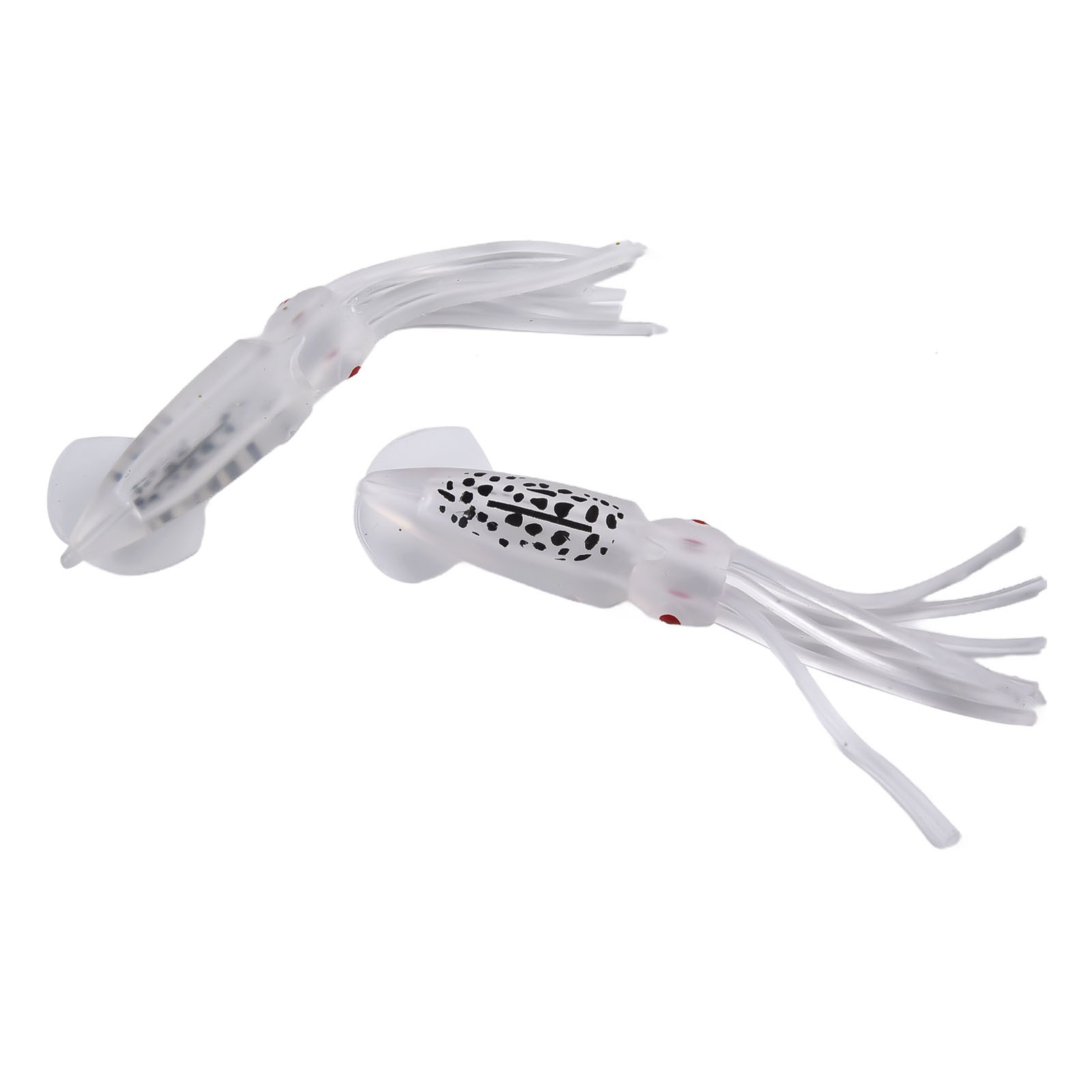 #6 pièces/ensemble 12,5 cm/8 g leurre thon poisson rougeoyant calmar poulpe pê - Photo 40/54