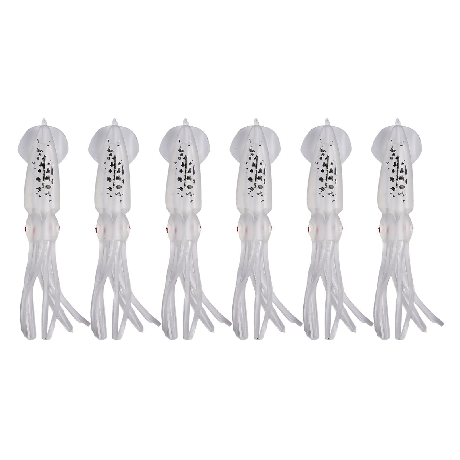 #6 pièces/ensemble 12,5 cm/8 g leurre thon poisson rougeoyant calmar poulpe pê - Photo 42/54