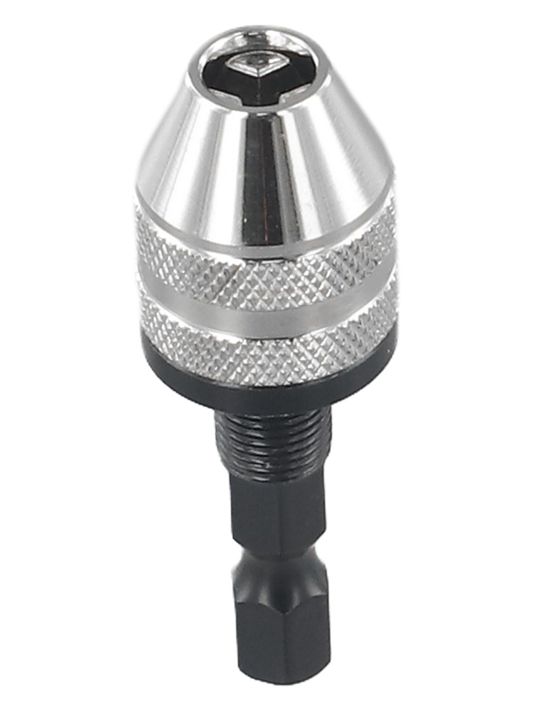 6 35mm Hex Shank Quick Change Keyless Drill Bit Chuck Adapter Easy Bit Changes - Picture 45 of 53