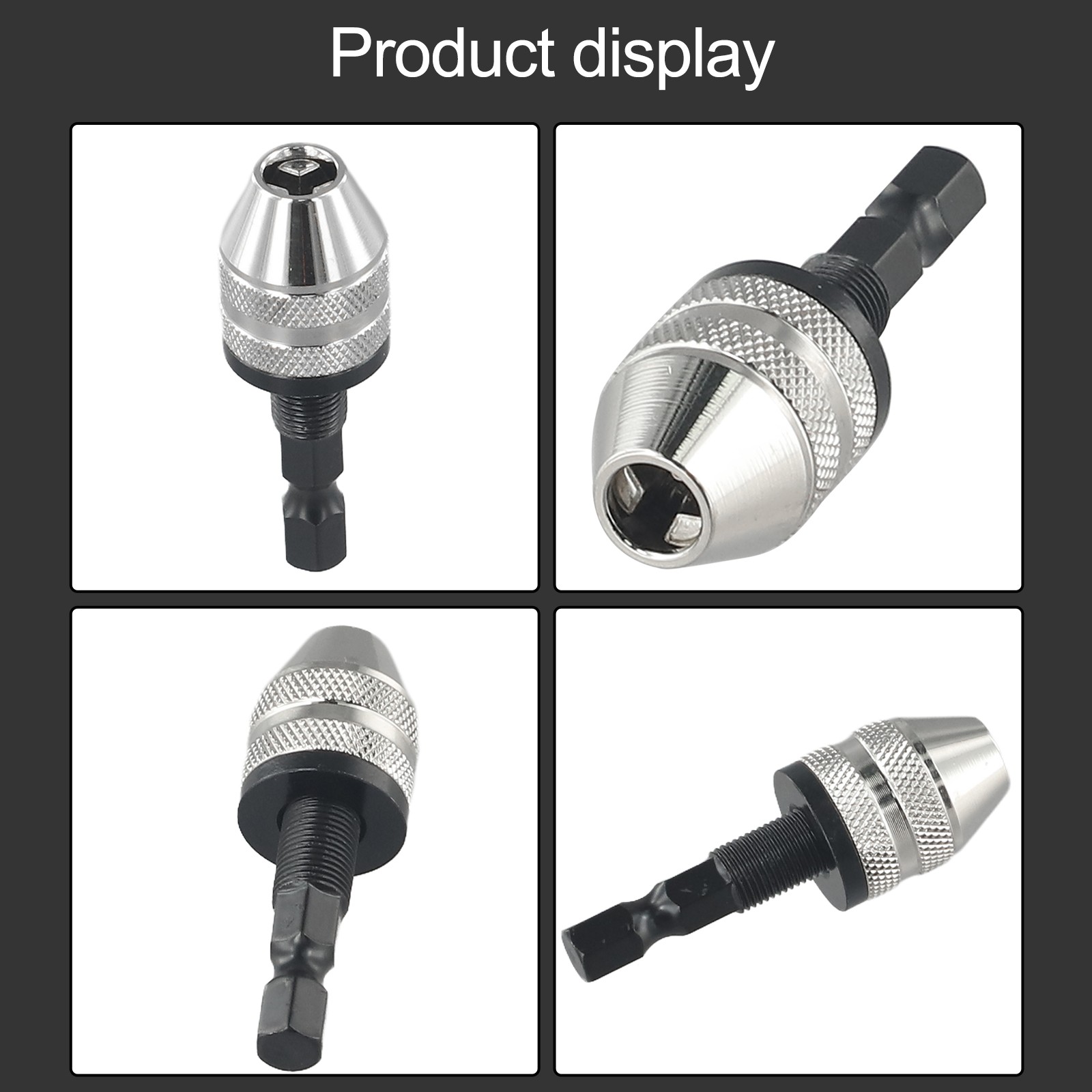 6 35mm Hex Shank Quick Change Keyless Drill Bit Chuck Adapter Easy Bit Changes - Picture 38 of 53