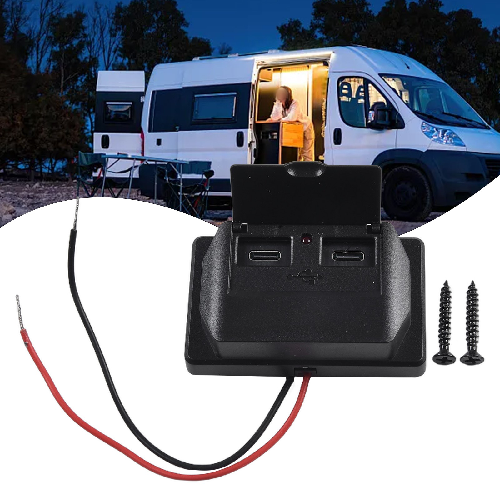 Prise chargeur USB fiable pour voiture/moto/VR/bateau PD30W charge rapide - Photo 19 sur 39