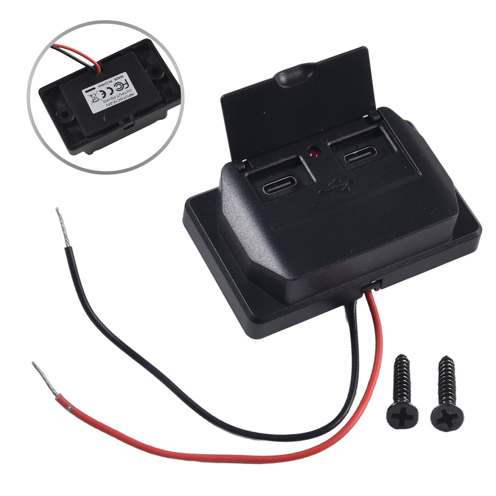 Prise chargeur USB fiable pour voiture/moto/VR/bateau PD30W charge rapide - Photo 13 sur 39
