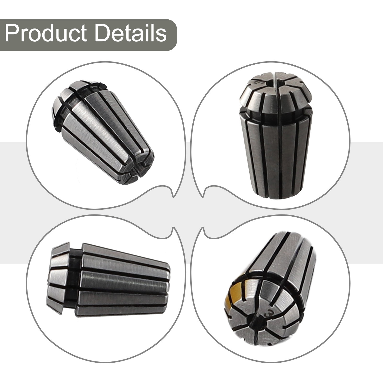 Brand New ER11 Collet Spring Collet Engraving Machine 1MM-7MM Carbon Steel - Picture 24 of 43