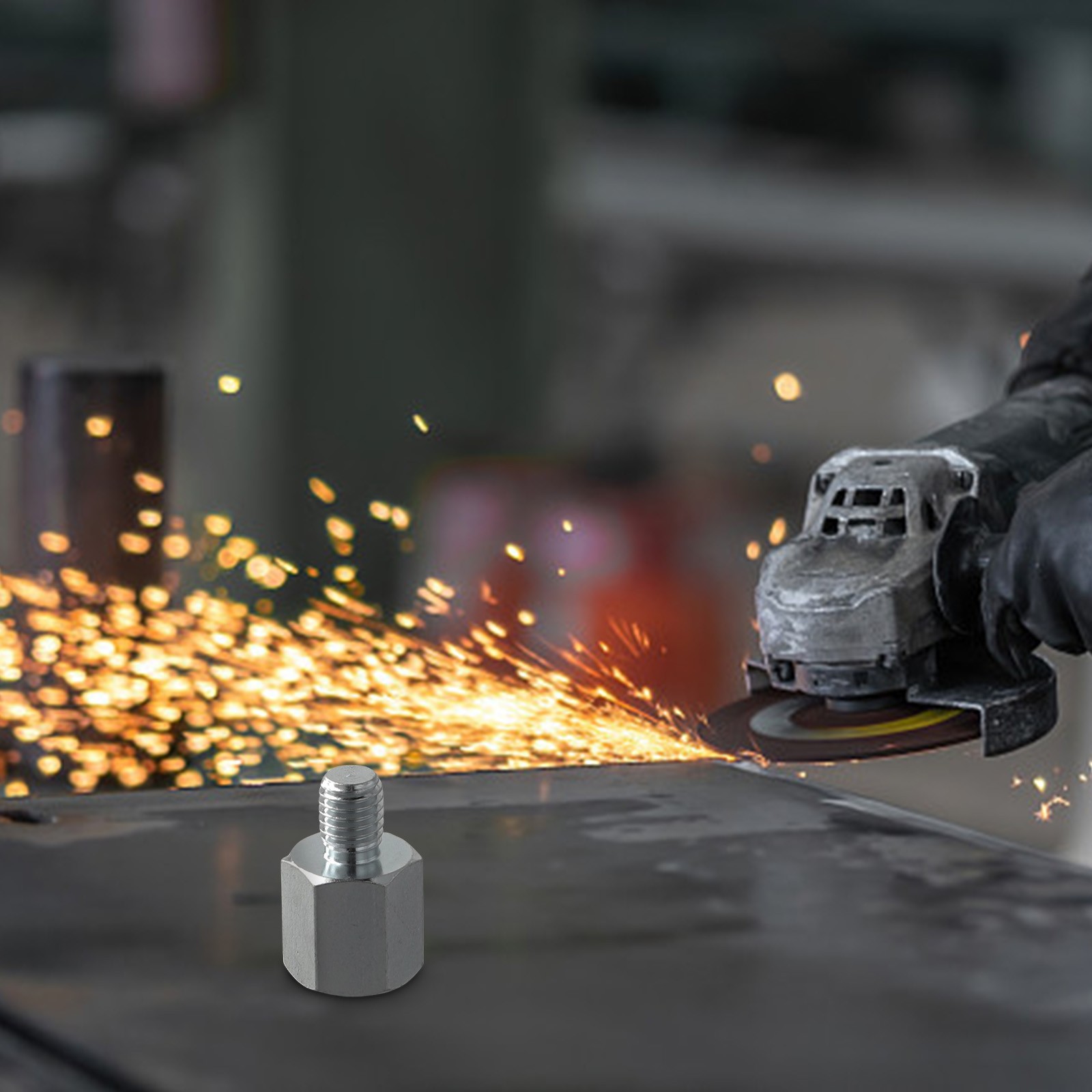 `M14 To5/8 Angle Grinder Interface Connector Converter Adapter Polisher Adapter`