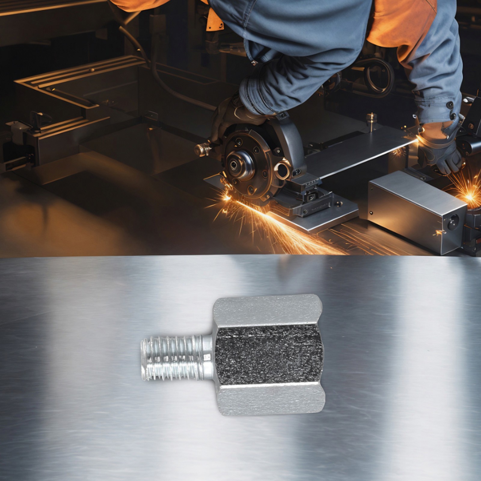 `M14 To5/8 Angle Grinder Interface Connector Converter Adapter Polisher Adapter`