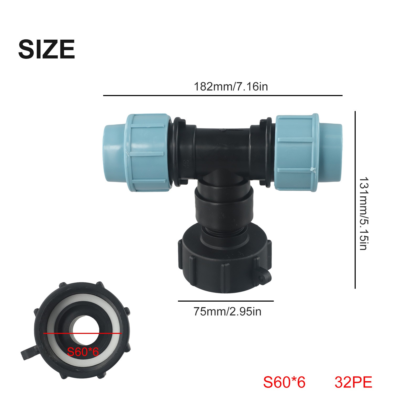 Long Lasting Coarse Thread IBC Tank Adapter Connector for Various Applications - Bild 23 von 44