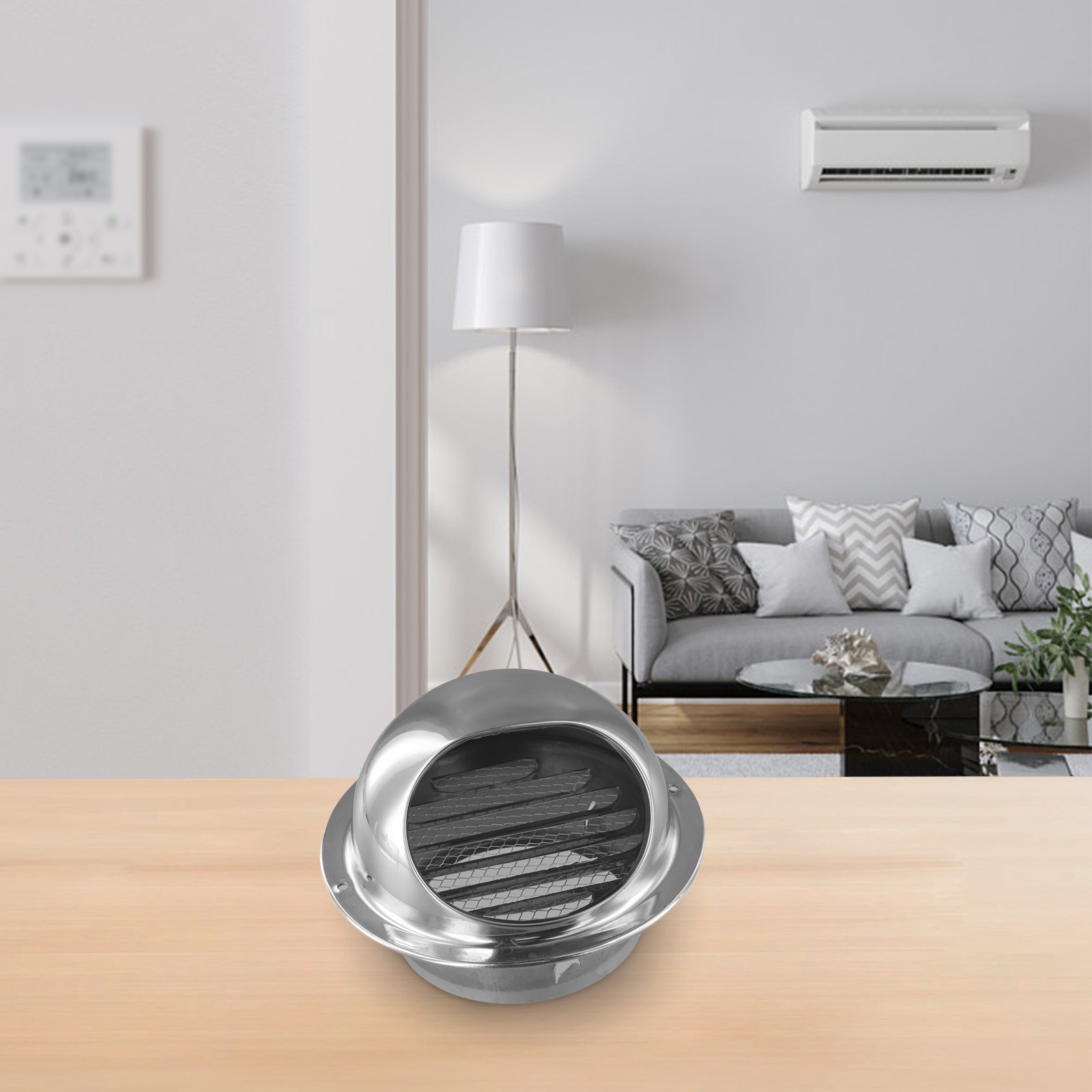 Extractor de escape de pared de ventilación de aire de acero inoxidable 100 mm/150 mm - Imagen 27 de 37