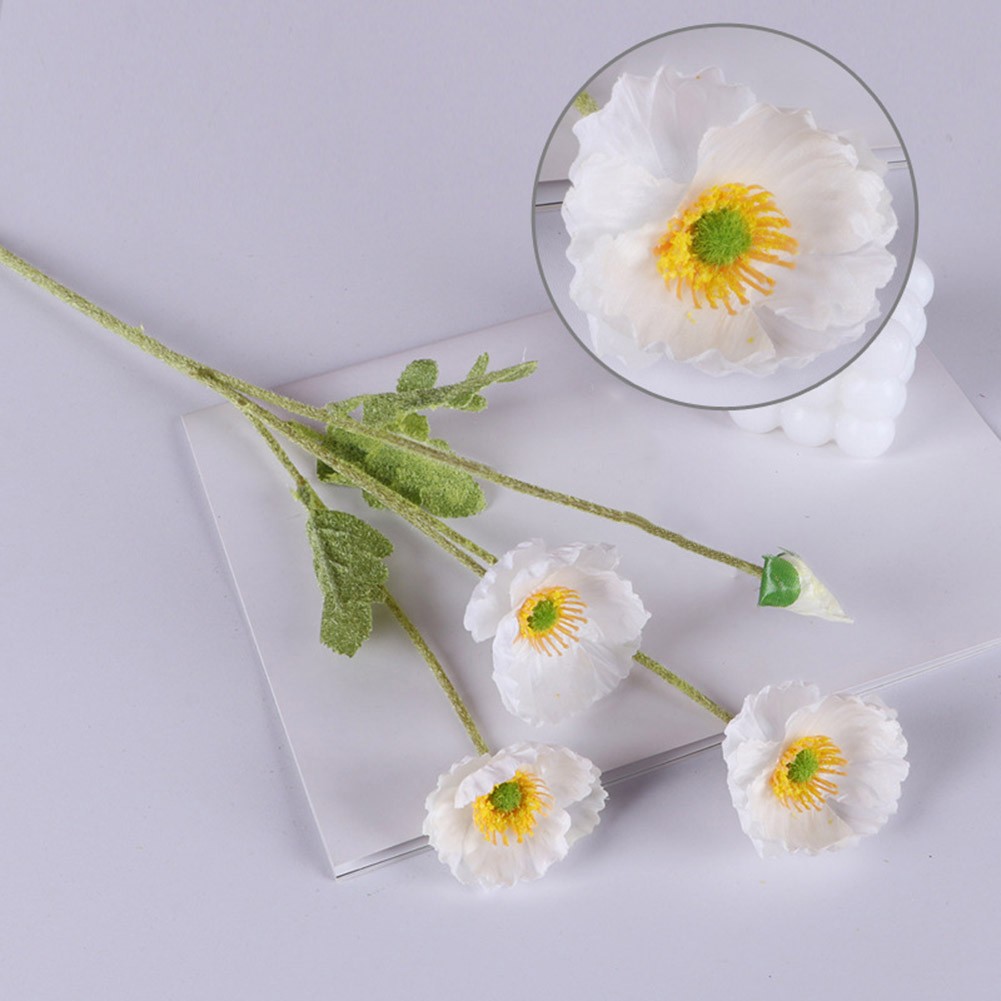 2PCS Artificial Silk Flowers with Long Stems Great For Weddings & Parties