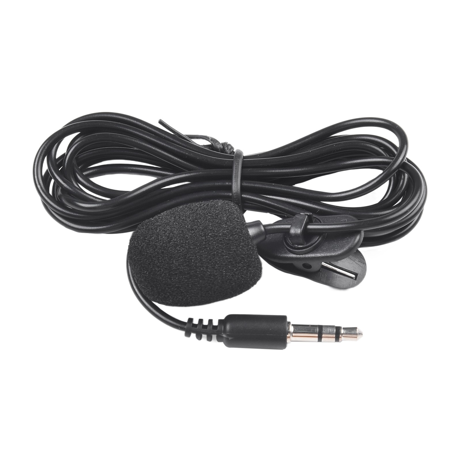 MICROPHONE AUX AUDIO Adapter Black Microphone 8pin ABS AUX Audio ...