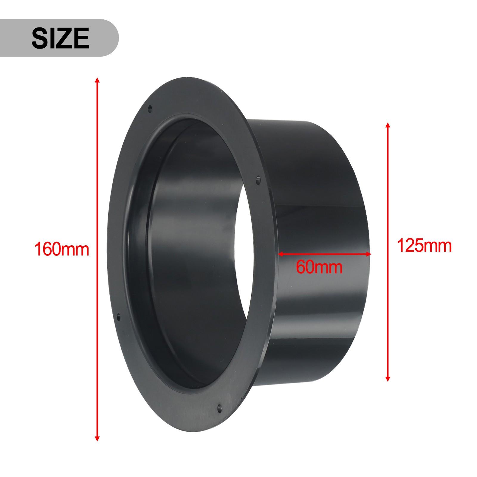 Duct Joint Vent Pipe Adapter Pipe Connection Parts Wall Flange Connector