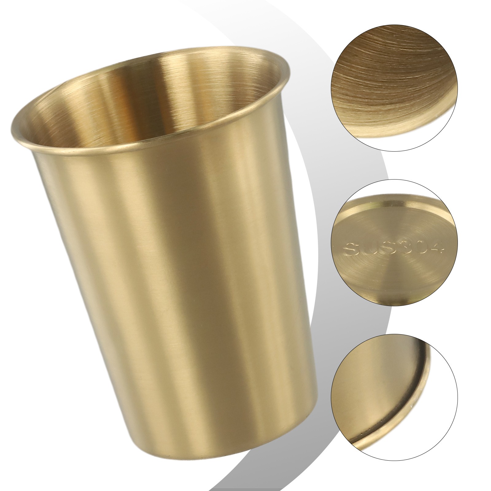 240-500ml Stainless Steel Beer Cup Drinking Mug for Camping Party Coffee Whisky - Picture 68 of 96