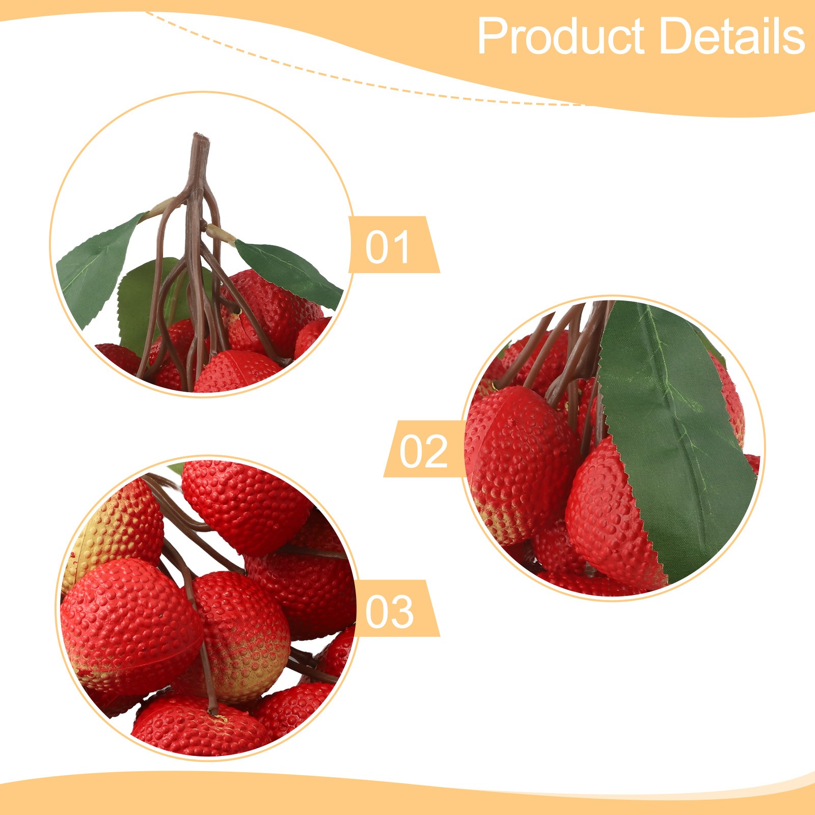 Decoración de frutas artificiales adorno de cocina decoración realista decorativo - Imagen 19 de 32