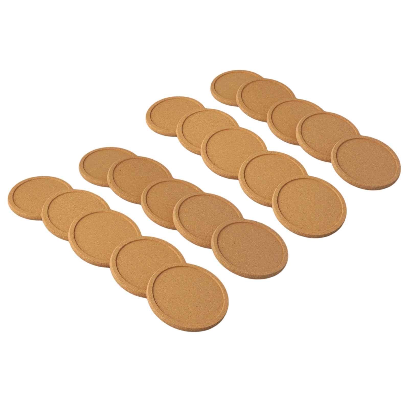 Natural Cork Round Drink Coasters Essential Table Accessories for Any Setting - Picture 46 of 48