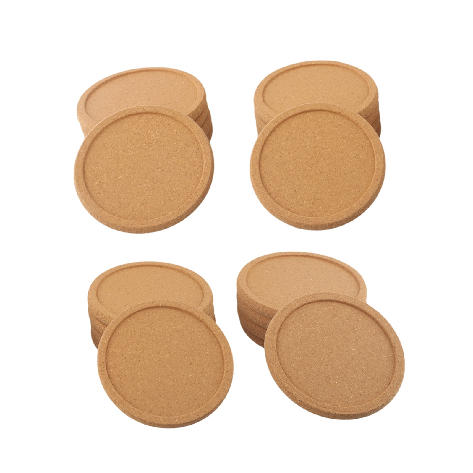 Protégez vos meubles avec tendance des sous-verres en liège dosette ronde en bois naturel