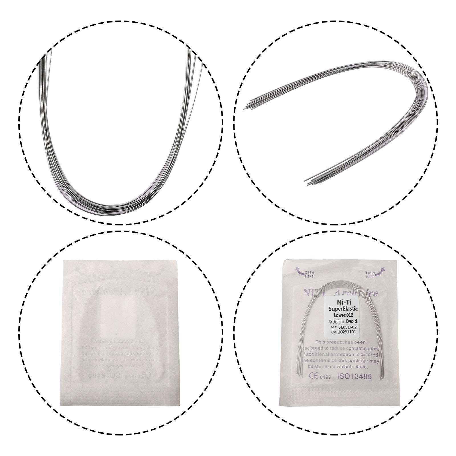 High Quality Dental Niti Round Arch Wires Achieve Optimum Alignment and Result - Picture 29 of 43